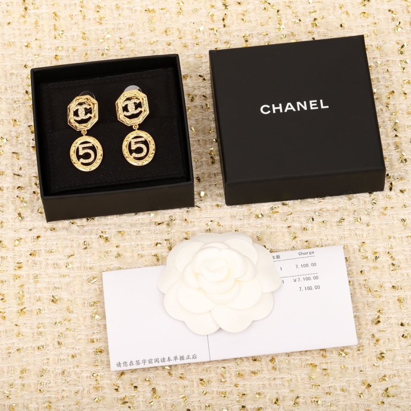 Ch*el earrings